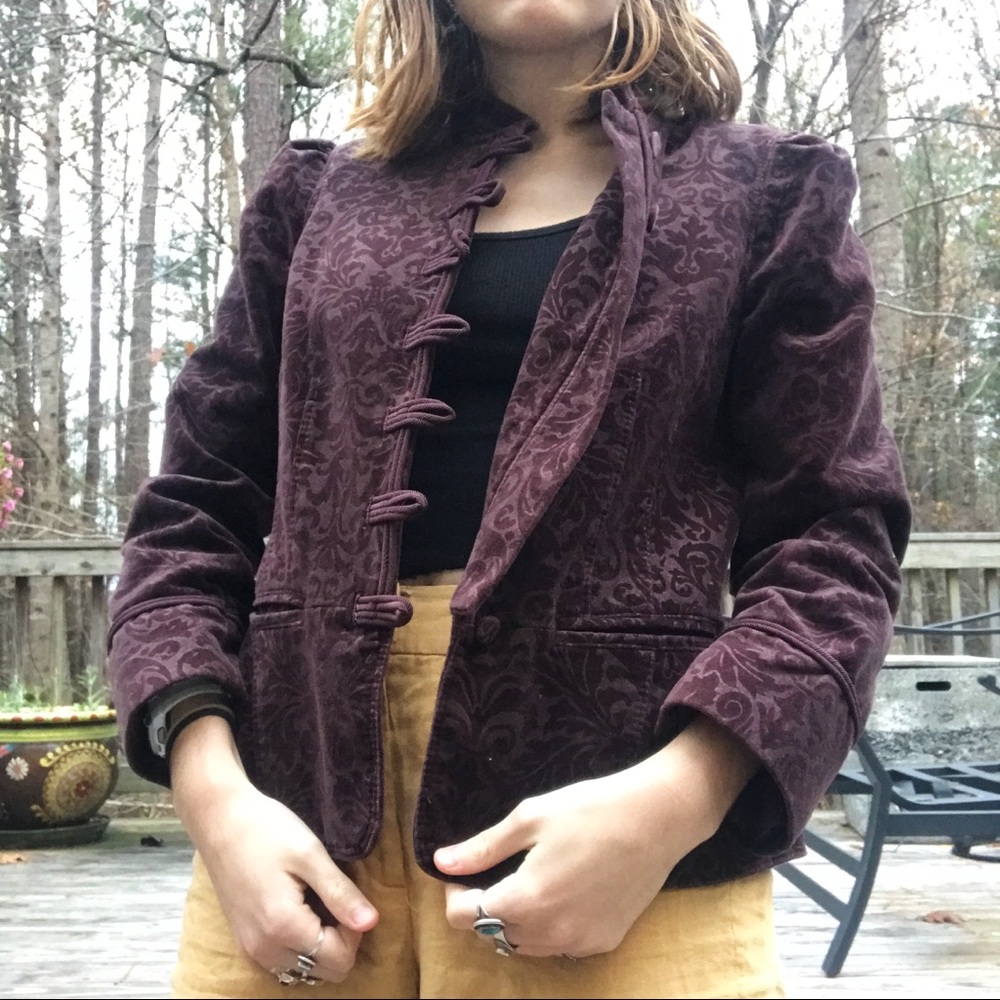 Ann Taylor LOFT Burgundy blazer vintage